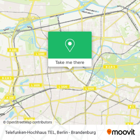 Карта Telefunken-Hochhaus TEL