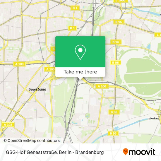 Карта GSG-Hof Geneststraße