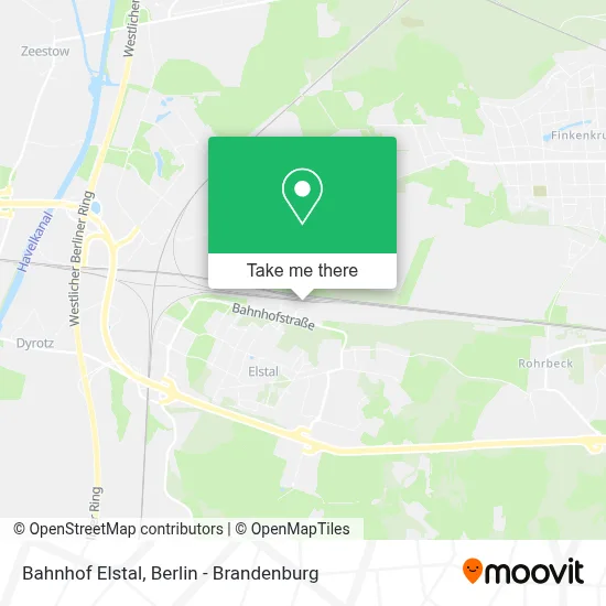 Bahnhof Elstal map
