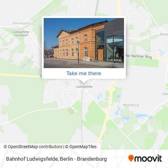 Bahnhof Ludwigsfelde map