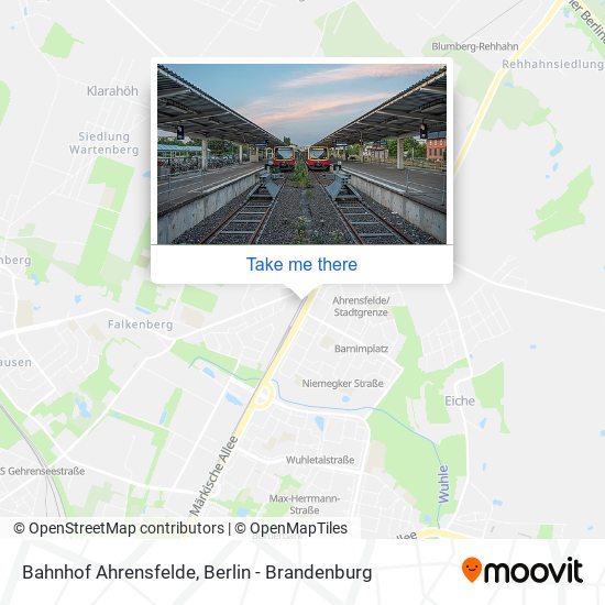 Bahnhof Ahrensfelde map