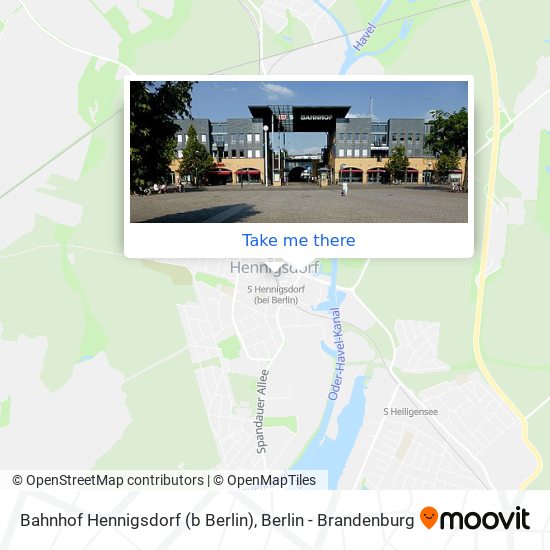 Bahnhof Hennigsdorf (b Berlin) map