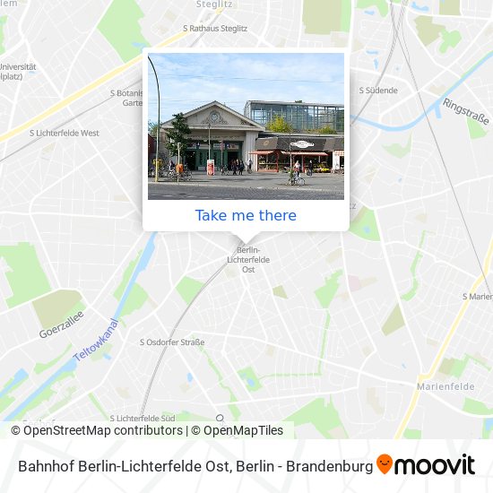 Bahnhof Berlin-Lichterfelde Ost map