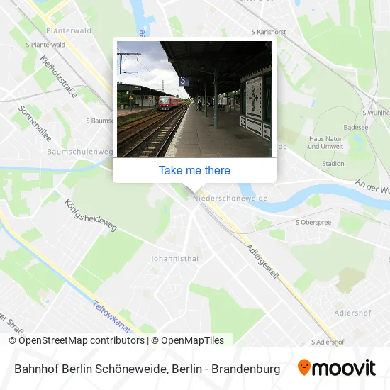 Карта Bahnhof Berlin Schöneweide