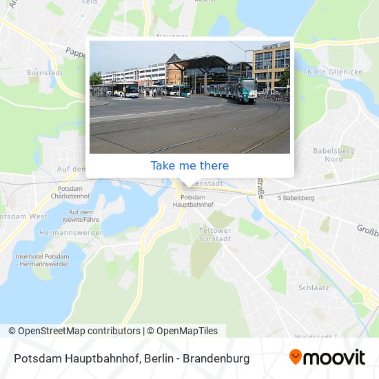 Карта Potsdam Hauptbahnhof