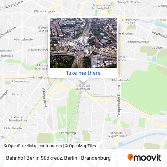 Карта Bahnhof Berlin Südkreuz