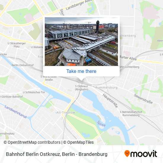 Bahnhof Berlin Ostkreuz map