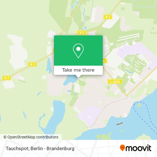 Tauchspot map