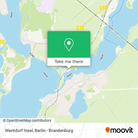 Wentdorf Insel map