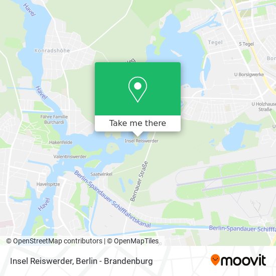 Insel Reiswerder map