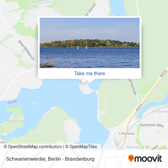 Карта Schwanenwerder