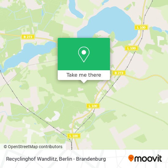 Recyclinghof Wandlitz map
