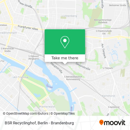 BSR Recyclinghof map