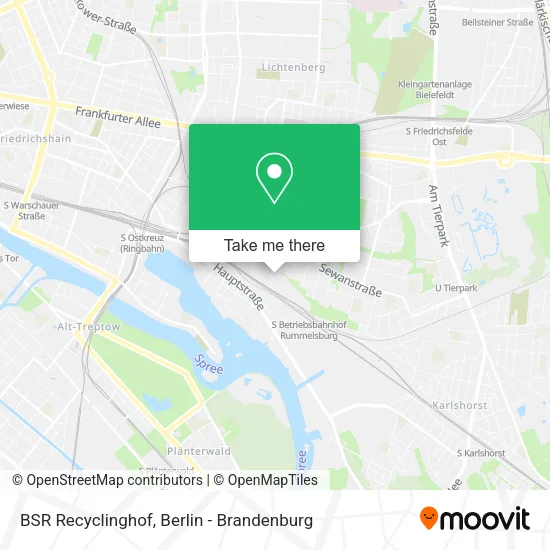 Карта BSR Recyclinghof