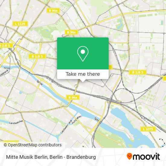Mitte Musik Berlin map