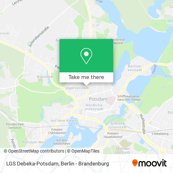 LGS Debeka-Potsdam map