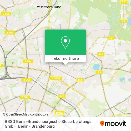 BBSG Berlin-Brandenburgische Steuerberatungs GmbH map