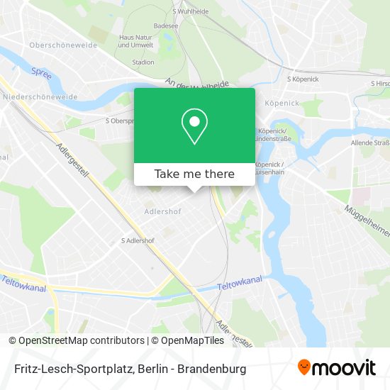 Карта Fritz-Lesch-Sportplatz