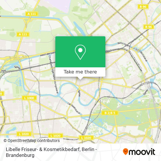 Libelle Friseur- & Kosmetikbedarf map