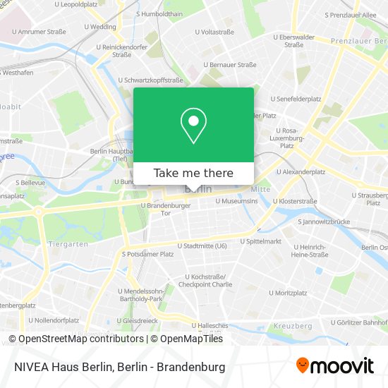 NIVEA Haus Berlin map