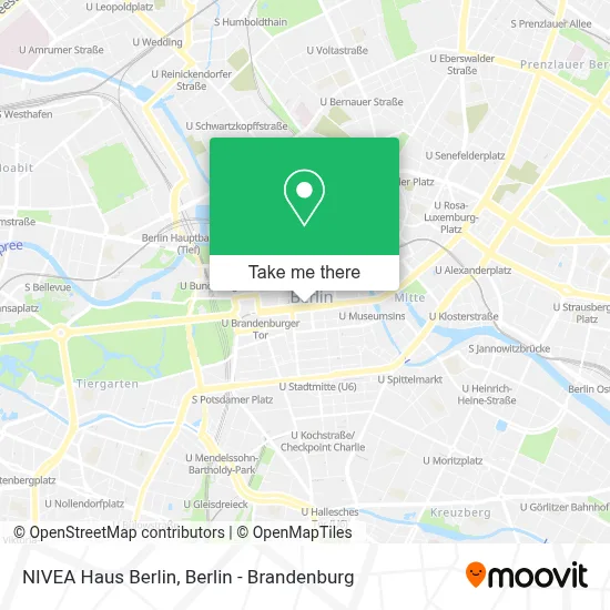 NIVEA Haus Berlin map