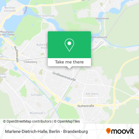 Marlene-Dietrich-Halle map