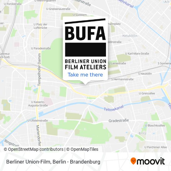 Berliner Union-Film map