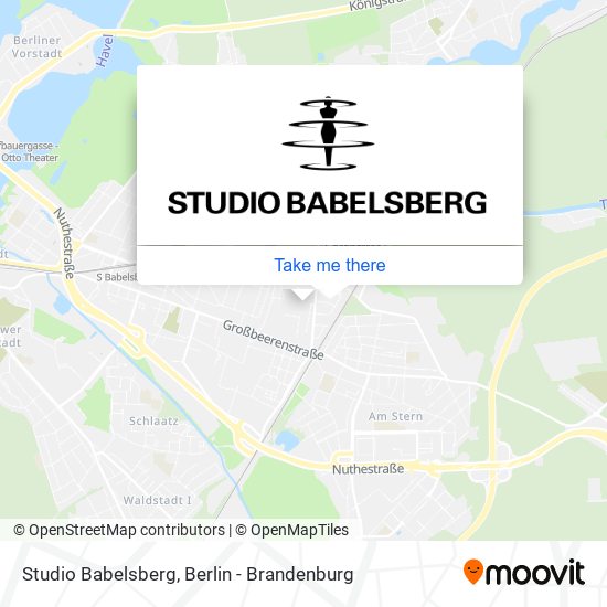 Studio Babelsberg map