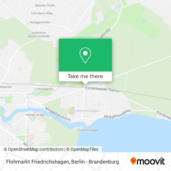Flohmarkt Friedrichshagen map