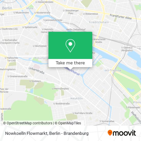 Карта Nowkoelln Flowmarkt