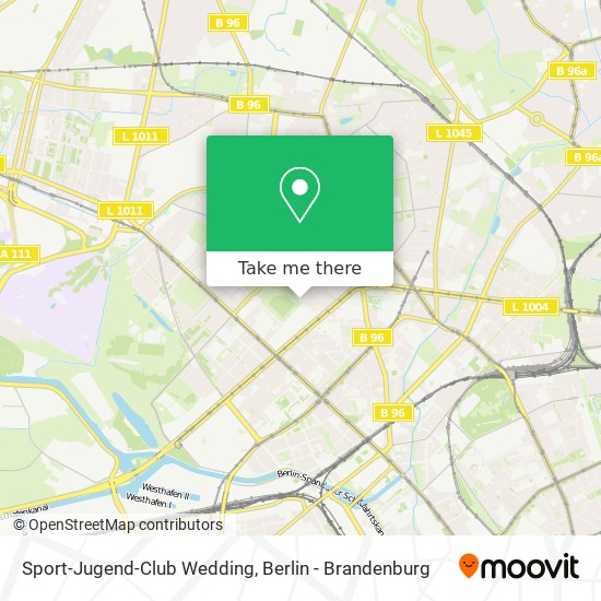 Sport-Jugend-Club Wedding map