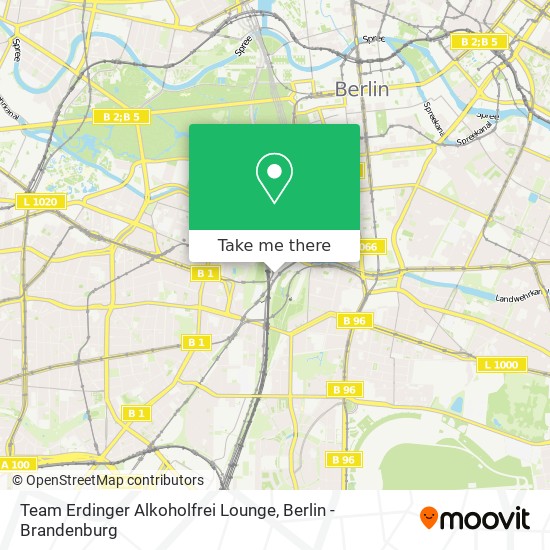 Team Erdinger Alkoholfrei Lounge map