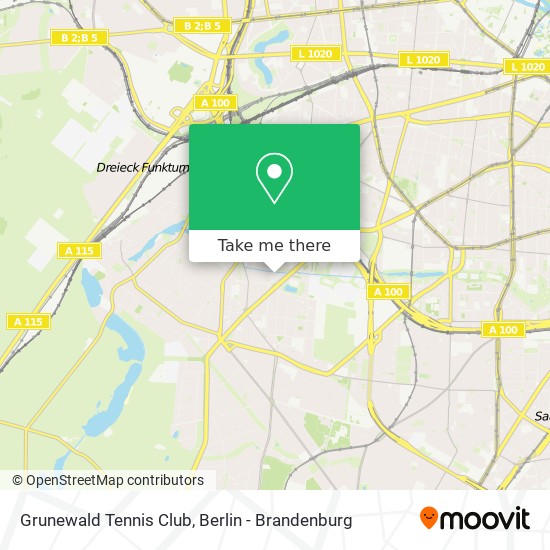 Grunewald Tennis Club map