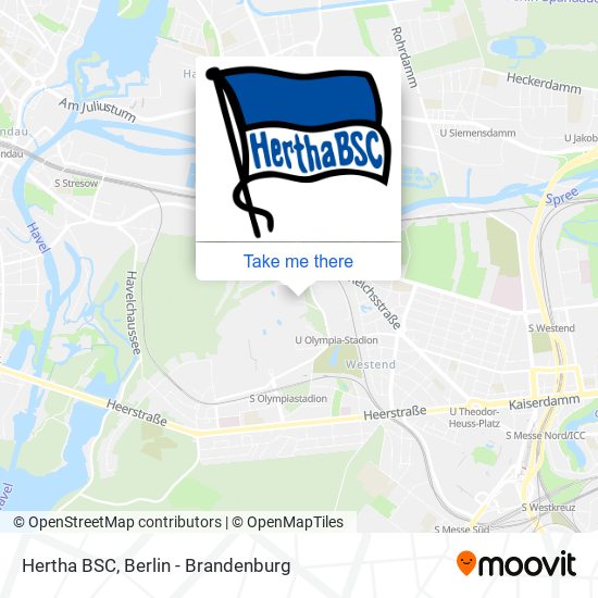 Hertha BSC map