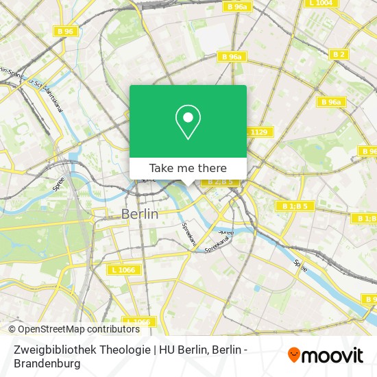 Zweigbibliothek Theologie | HU Berlin map