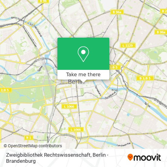 Zweigbibliothek Rechtswissenschaft map