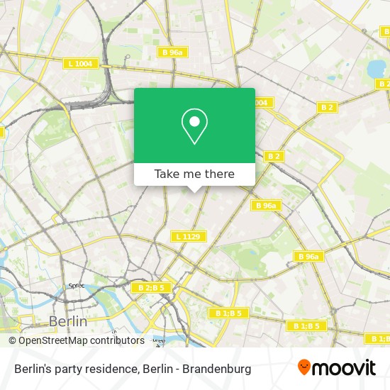 Berlin's party residence map