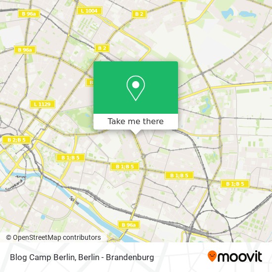 Карта Blog Camp Berlin