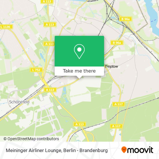 Карта Meininger Airliner Lounge