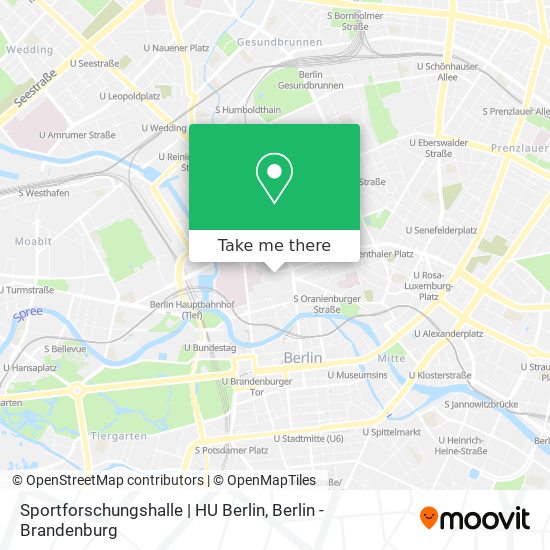 Sportforschungshalle | HU Berlin map