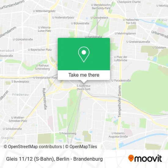 Gleis 11/12 (S-Bahn) map