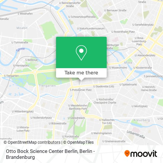 Otto Bock Science Center Berlin map