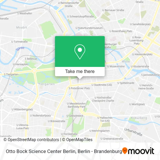 Карта Otto Bock Science Center Berlin