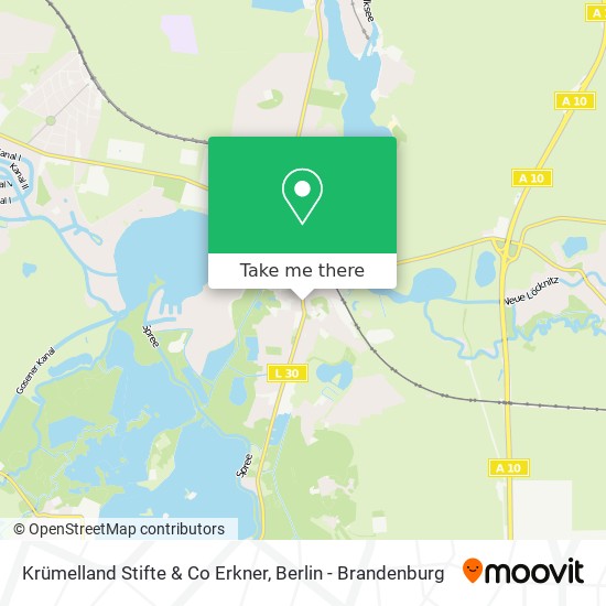 Карта Krümelland Stifte & Co Erkner