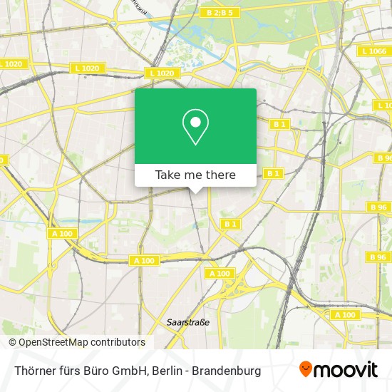 Thörner fürs Büro GmbH map