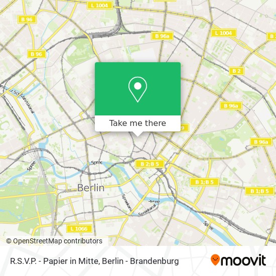 R.S.V.P. - Papier in Mitte map