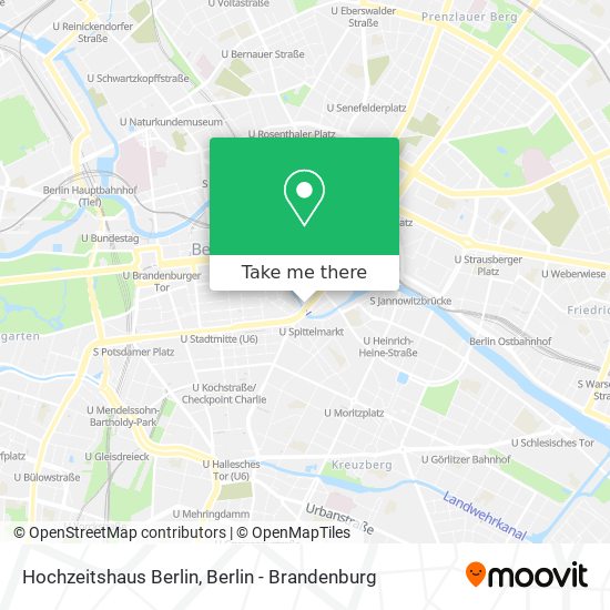 Карта Hochzeitshaus Berlin