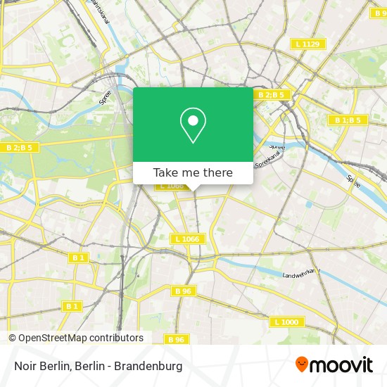 Noir Berlin map