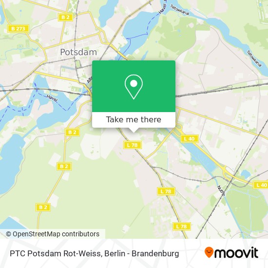 PTC Potsdam Rot-Weiss map