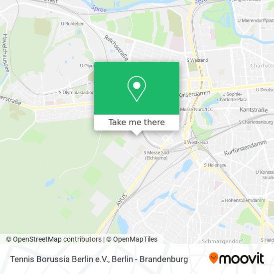 Карта Tennis Borussia Berlin e.V.